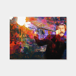 AUTO-MOCKUP WHITE | Ron Burgundy Flute | 1 Piece | Gallery Wrap Canvas | group=4x3