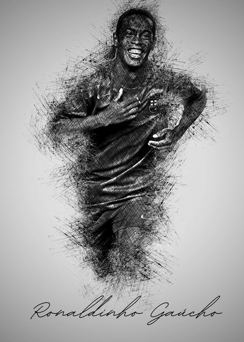 Ronaldinho Gaucho Wall Art