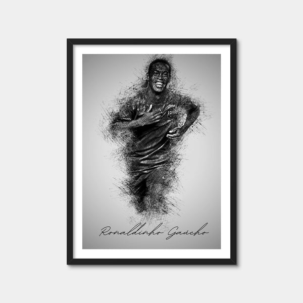 Ronaldinho Gaucho Wall Art — Framed Print Format preview