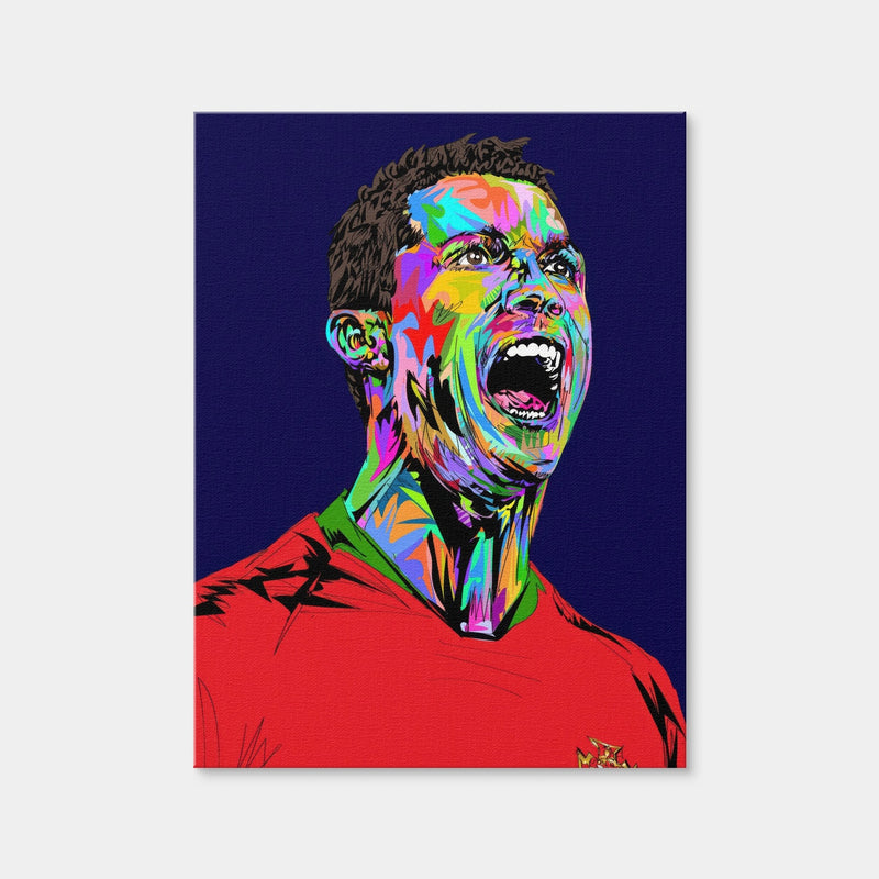 AUTO-MOCKUP WHITE | Ronaldo Abstract | 1 Piece | Gallery Wrap | group=3x4