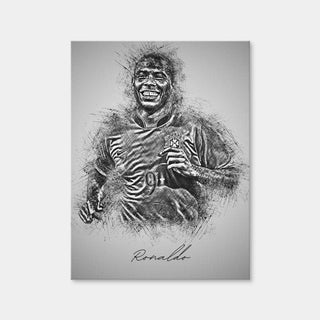 AUTO-MOCKUP WHITE | Ronaldo Nazario | 1 Piece | Gallery Wrap | group=3x4