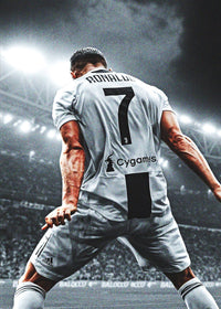 Ronaldo Number 7 Wall Art
