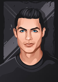 Ronaldo Portrait Wall Art