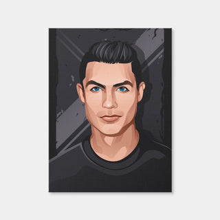 AUTO-MOCKUP WHITE | Ronaldo Portrait | 1 Piece | Gallery Wrap | group=3x4