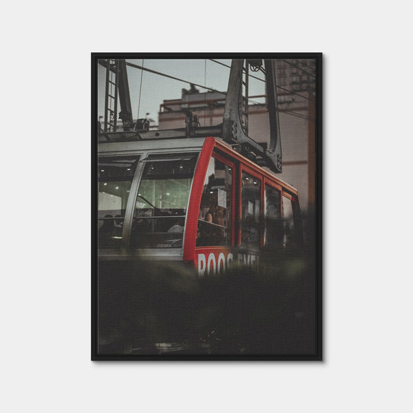 Roosevelt Island Tram Wall Art — Framed Canvas Format preview