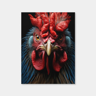 AUTO-MOCKUP WHITE | Rooster Black | 1 Piece | Gallery Wrap | group=3x4