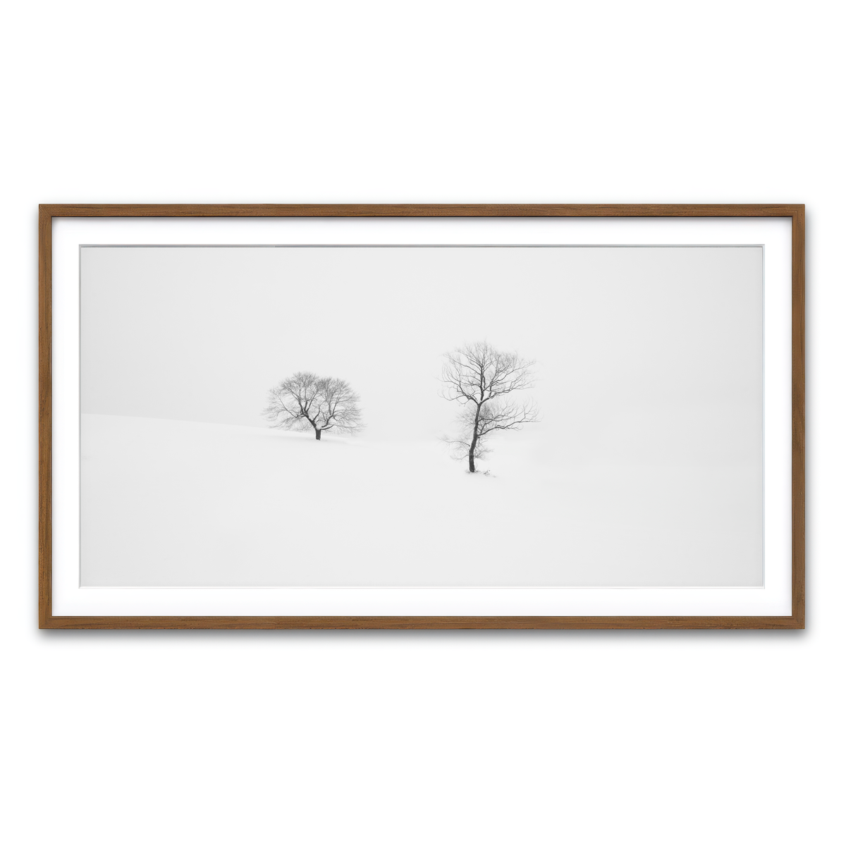 Framed Print 2x1 Walnut