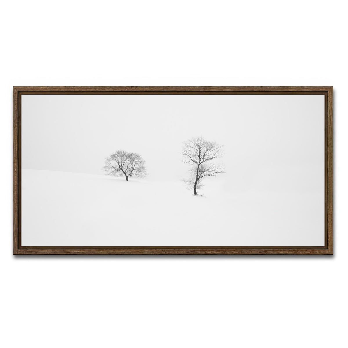 AUTO-MOCKUP WHITE | Rooted in Silence | 1 Piece | Walnut Framed Canvas | group=2x1