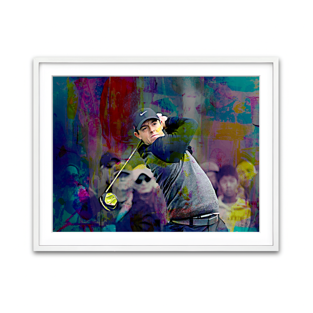 Framed Print 4x3 White