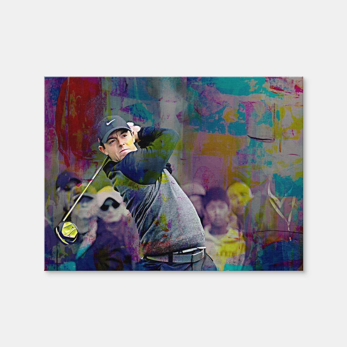 AUTO-MOCKUP WHITE | Rory McIlroy | 1 Piece | Gallery Wrap | group=4x3
