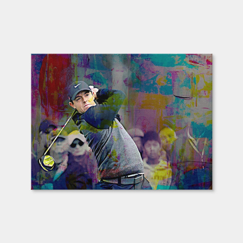 AUTO-MOCKUP WHITE | Rory McIlroy | 1 Piece | Gallery Wrap | group=4x3