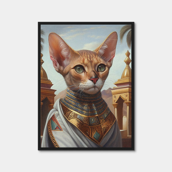 Royal Pets Abyssinian Wall Art — Framed Canvas Format preview