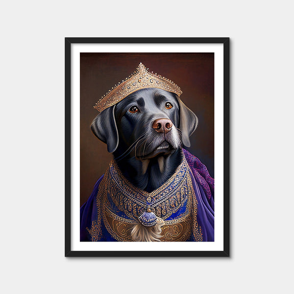 Royal Pets Labrador Wall Art — Framed Print Format preview