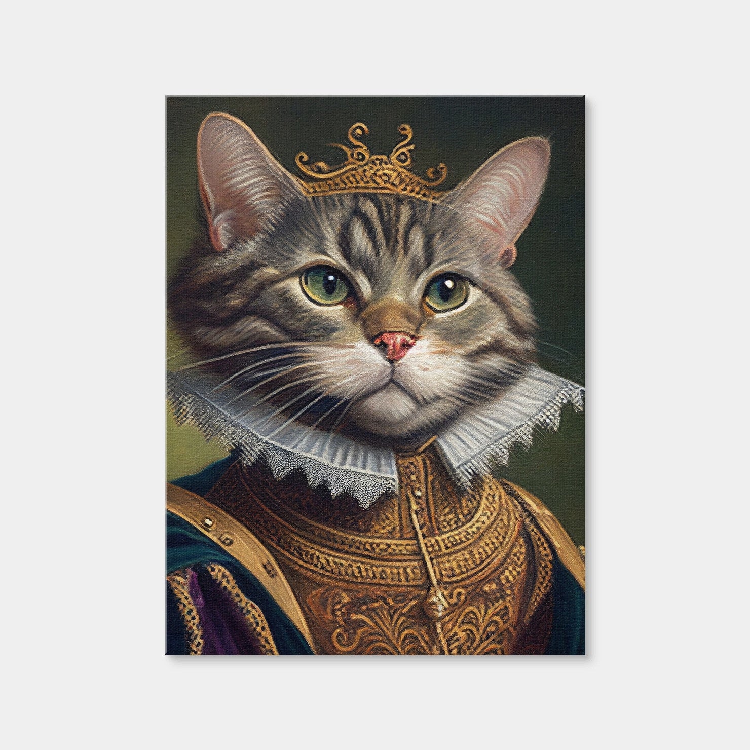AUTO-MOCKUP WHITE | Royal Pets Tabby | 1 Piece | Gallery Wrap | group=3x4