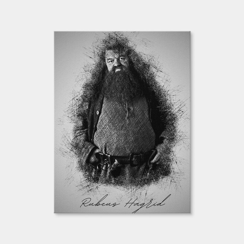 AUTO-MOCKUP WHITE | Rubeus Hagrid | 1 Piece | Gallery Wrap Canvas | group=3x4