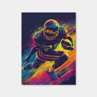 AUTO-MOCKUP WHITE | Running Back | 1 Piece | Gallery Wrap | group=3x4
