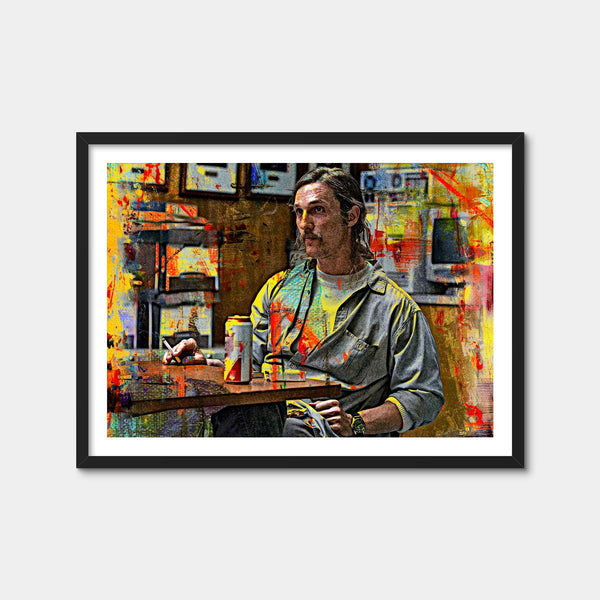 Rustin Cohle Wall Art — Framed Print Format preview