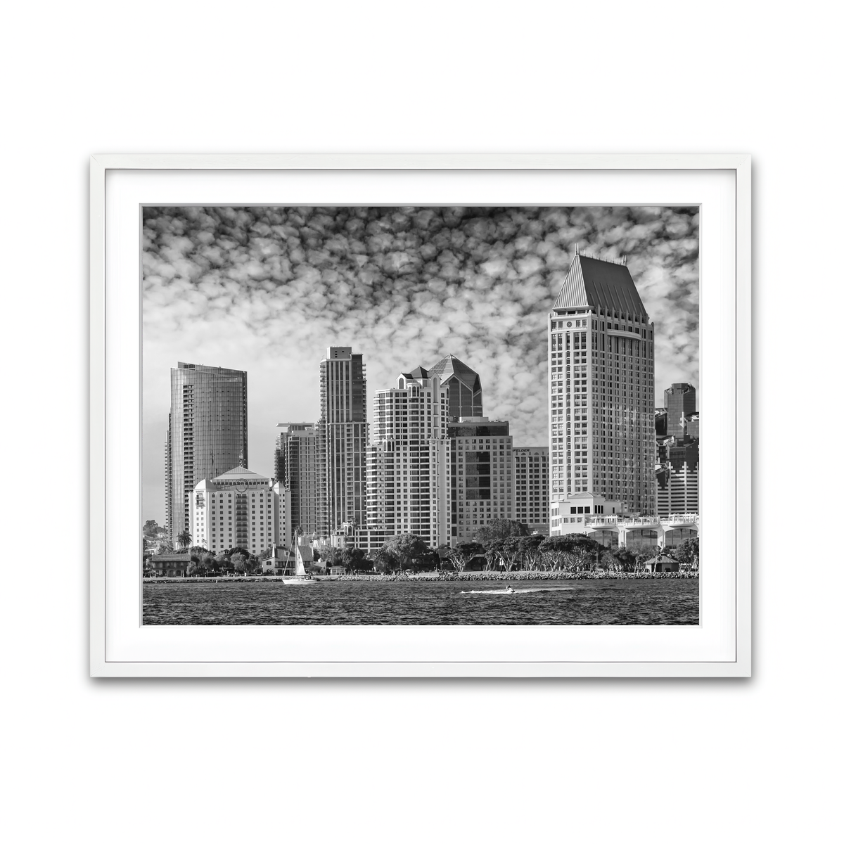Framed Print 4x3 White