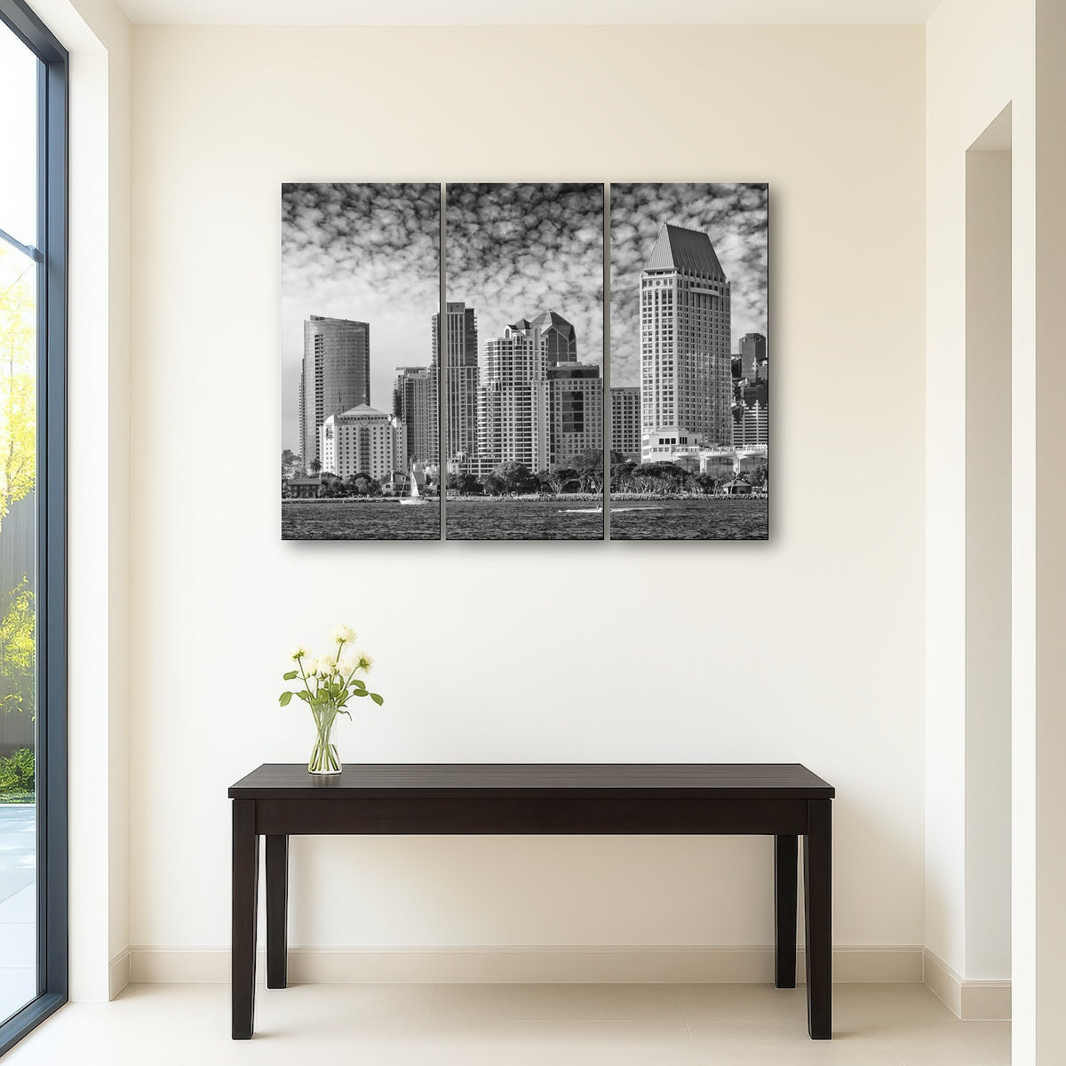 AUTO-MOCKUP ROOM | SAN DIEGO Monochrome Skyline