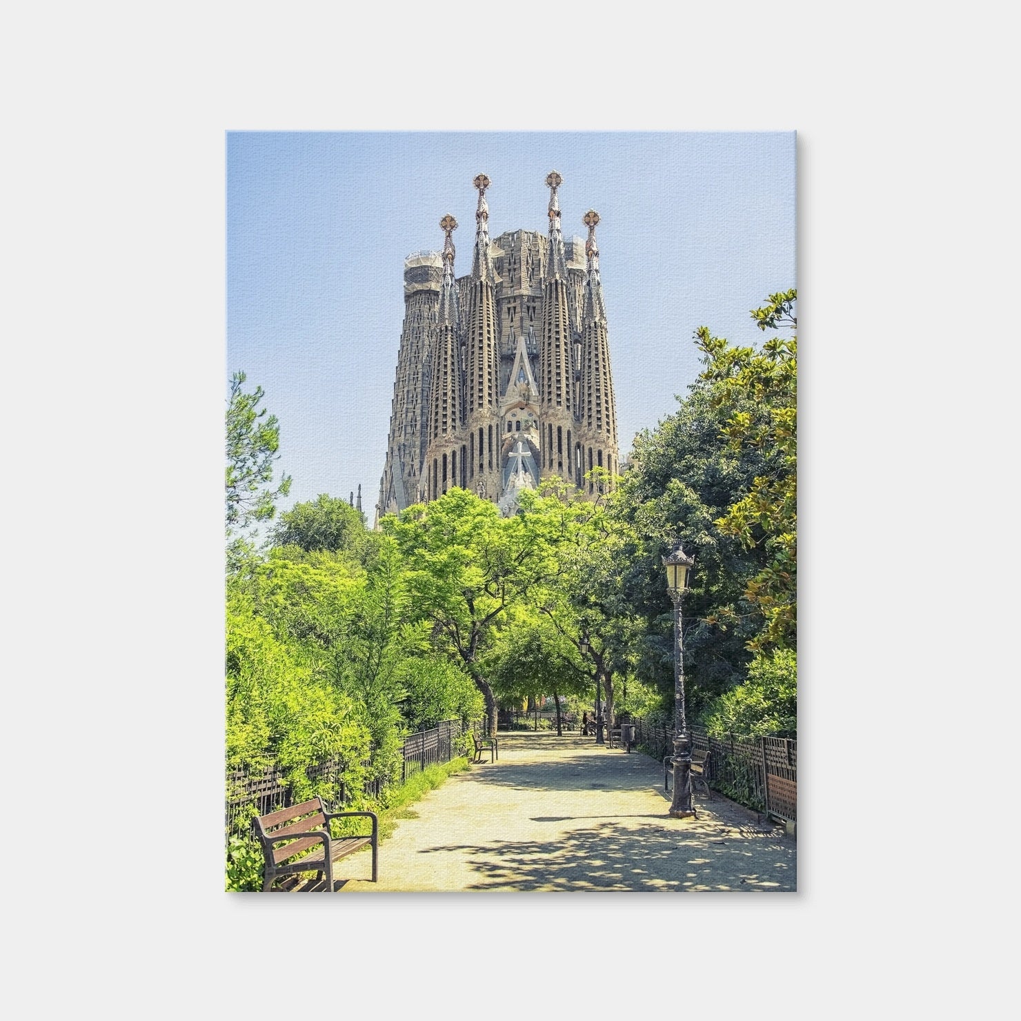 AUTO-MOCKUP WHITE | Sagrada Familia | 1 Piece | Gallery Wrap | group=3x4