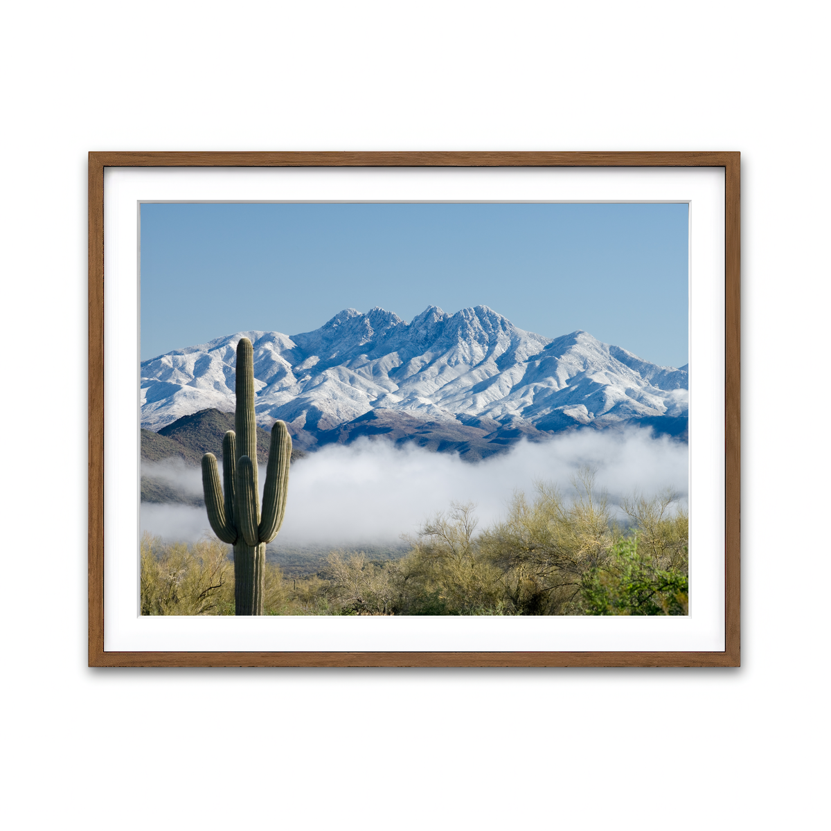 Framed Print 4x3 Walnut