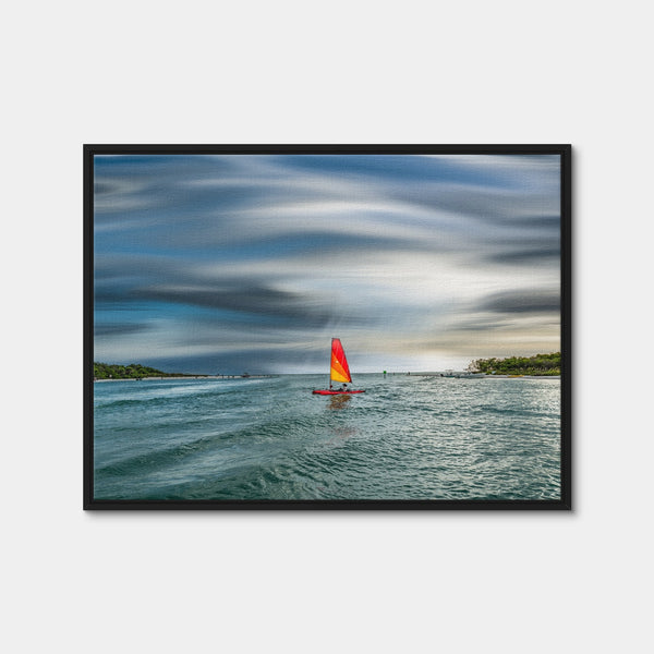 Sail Away Wall Art — Framed Canvas Format preview