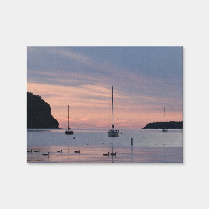 AUTO-MOCKUP WHITE | Sailboats At Sunset Door County | 1 Piece | Gallery Wrap | group=4x3