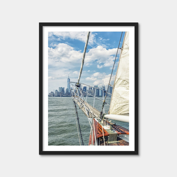 Sailing In New York Wall Art — Framed Print Format preview