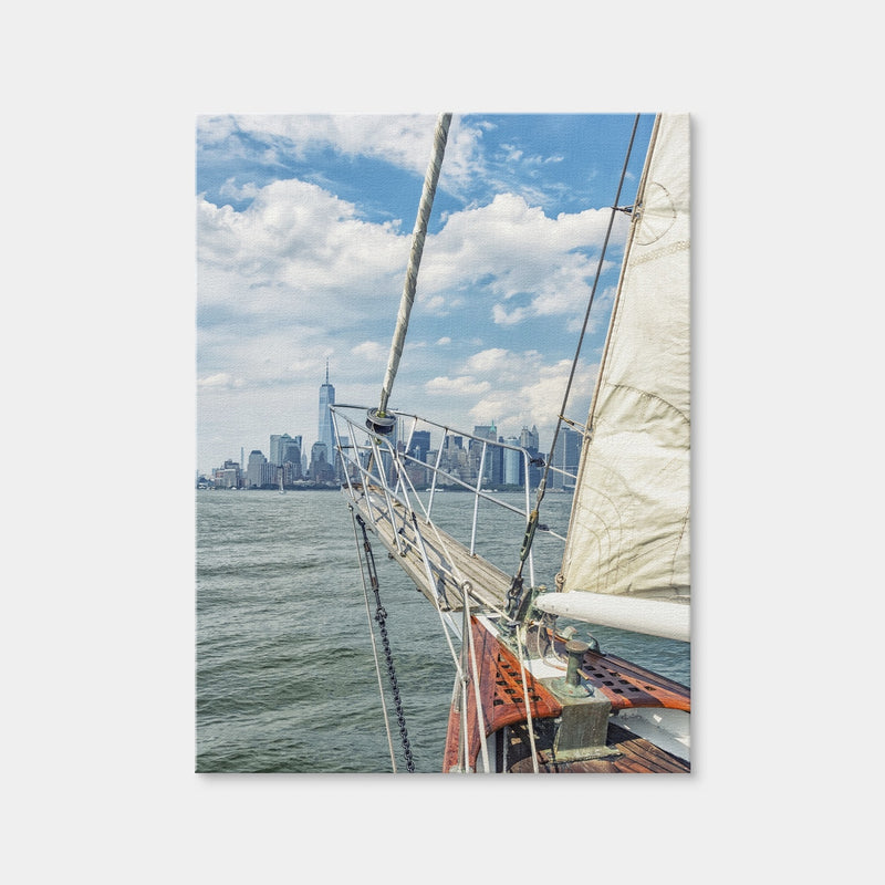 AUTO-MOCKUP WHITE | Sailing In New York | 1 Piece | Gallery Wrap Canvas | group=3x4