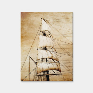 AUTO-MOCKUP WHITE | Sails on Old Paper | 1 Piece | Gallery Wrap | group=3x4