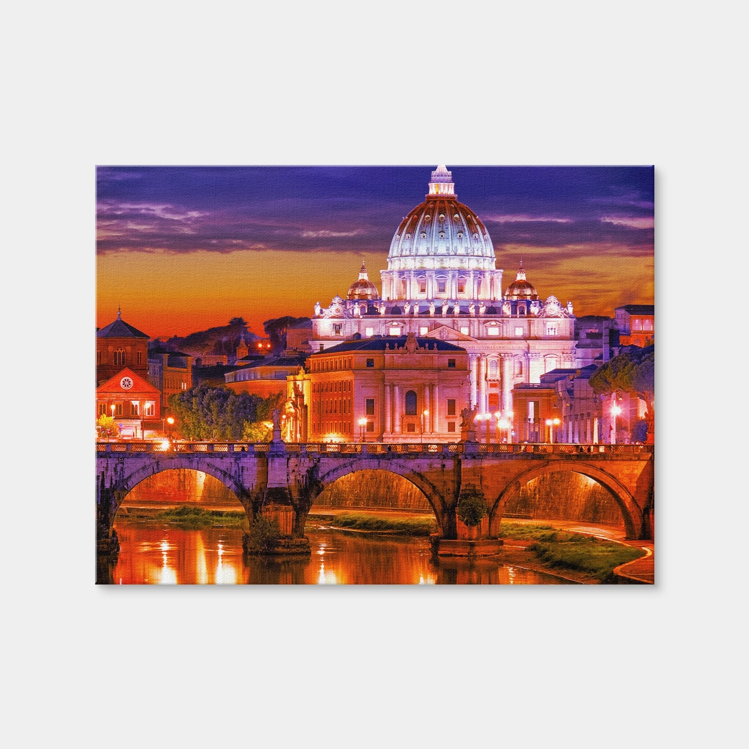 AUTO-MOCKUP WHITE | Saint Peters Basilica Vatican | 1 Piece | Gallery Wrap | group=4x3