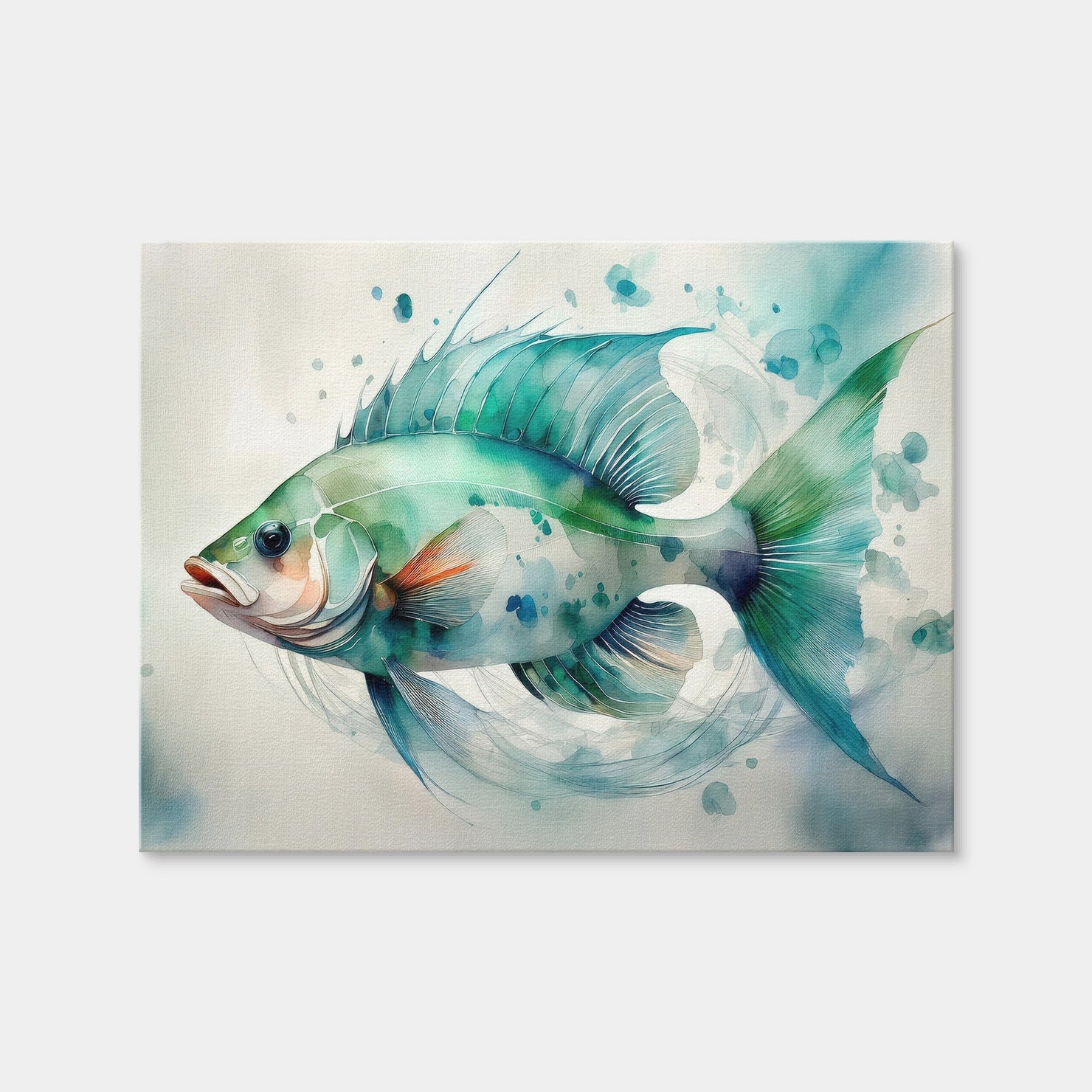 AUTO-MOCKUP WHITE | Salt Water Fish | 1 Piece | Gallery Wrap | group=4x3