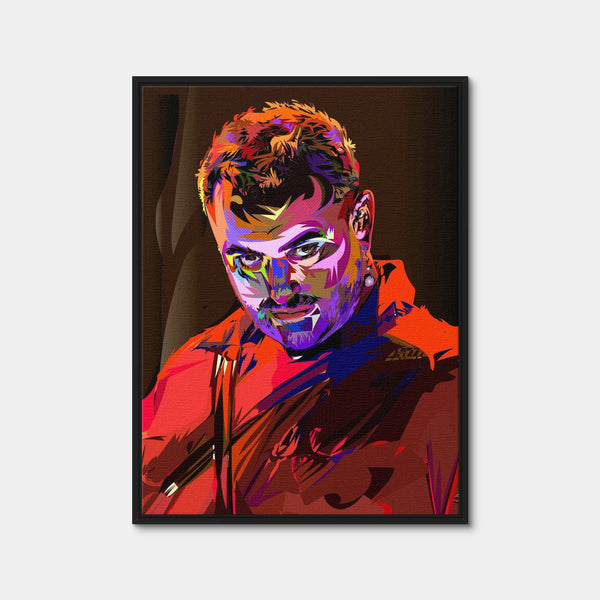 Sam Smith Wall Art — Framed Canvas Format preview