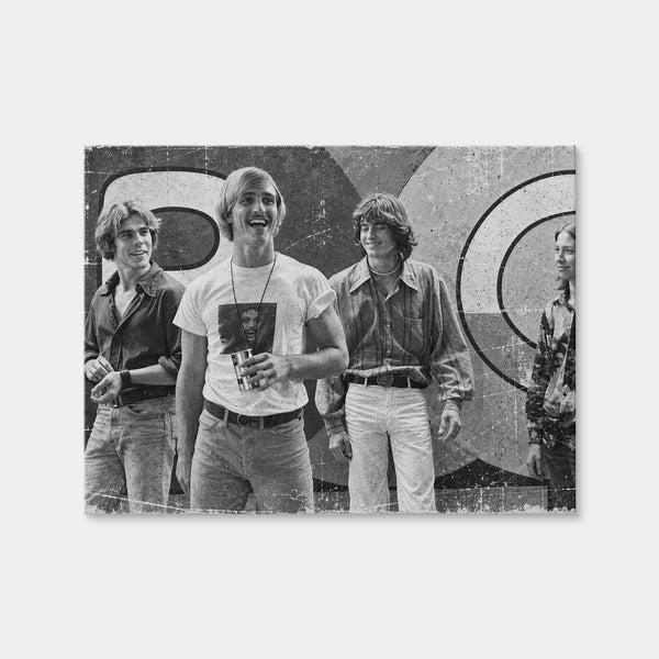 Same Age – Dazed and Confused Grayscale Wall Art — Canvas Wrap Format preview