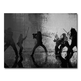 Samurai Bride in Black and White Wall Art