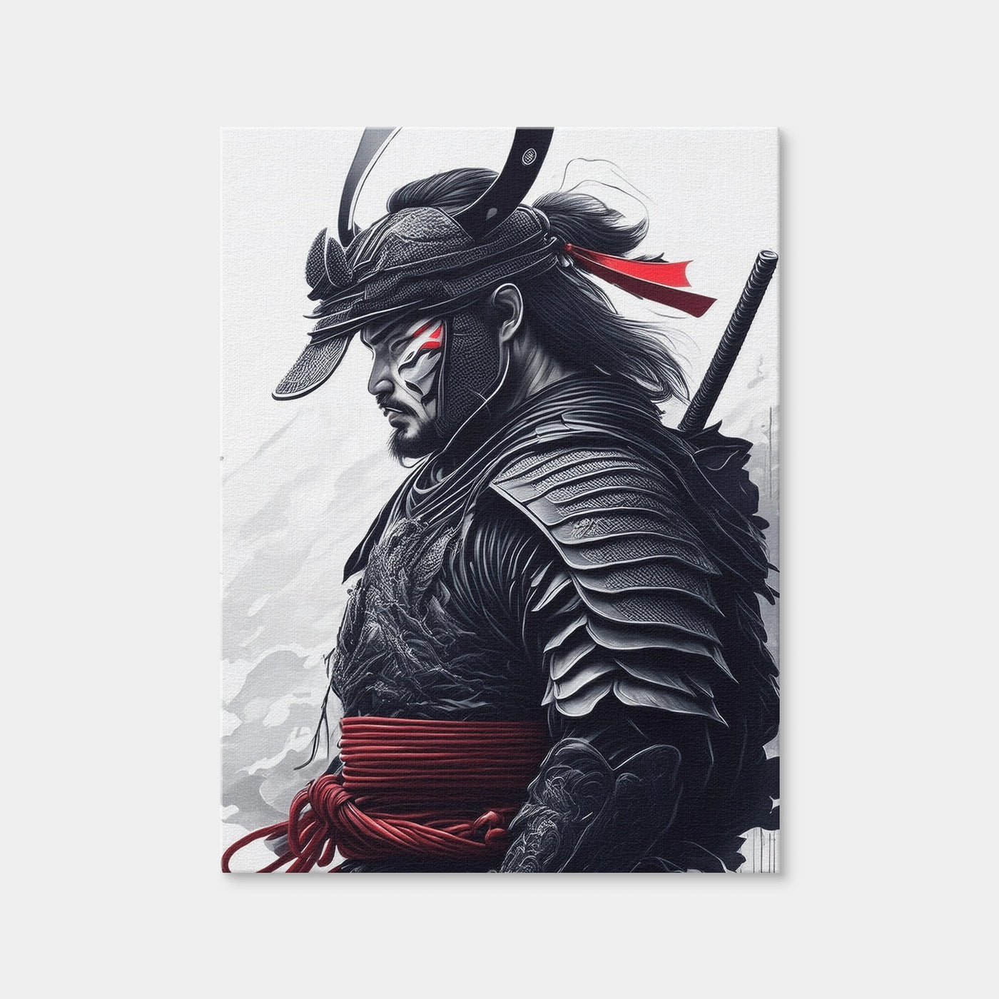 AUTO-MOCKUP WHITE | Samurai Dark | 1 Piece | Gallery Wrap | group=3x4