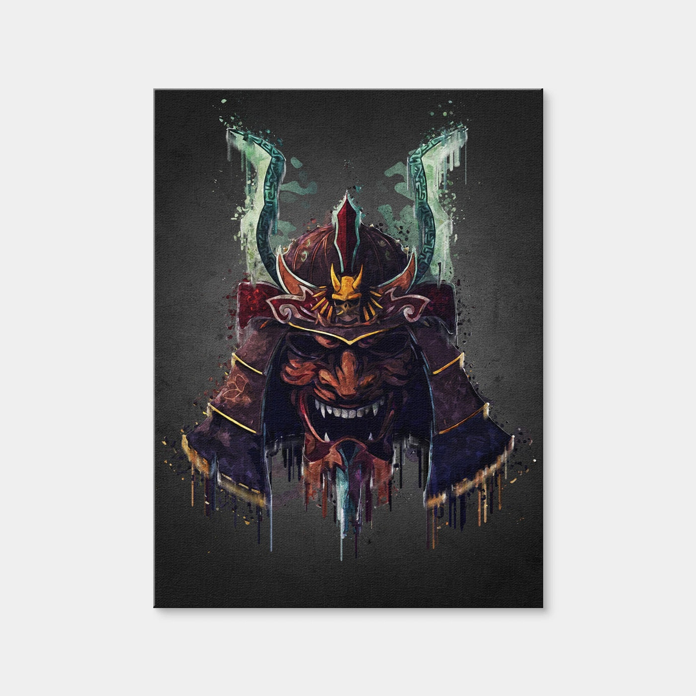 AUTO-MOCKUP WHITE | Samurai Helmet | 1 Piece | Gallery Wrap | group=3x4