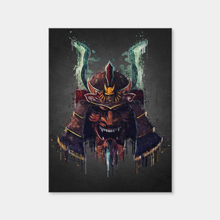 AUTO-MOCKUP WHITE | Samurai Helmet | 1 Piece | Gallery Wrap | group=3x4