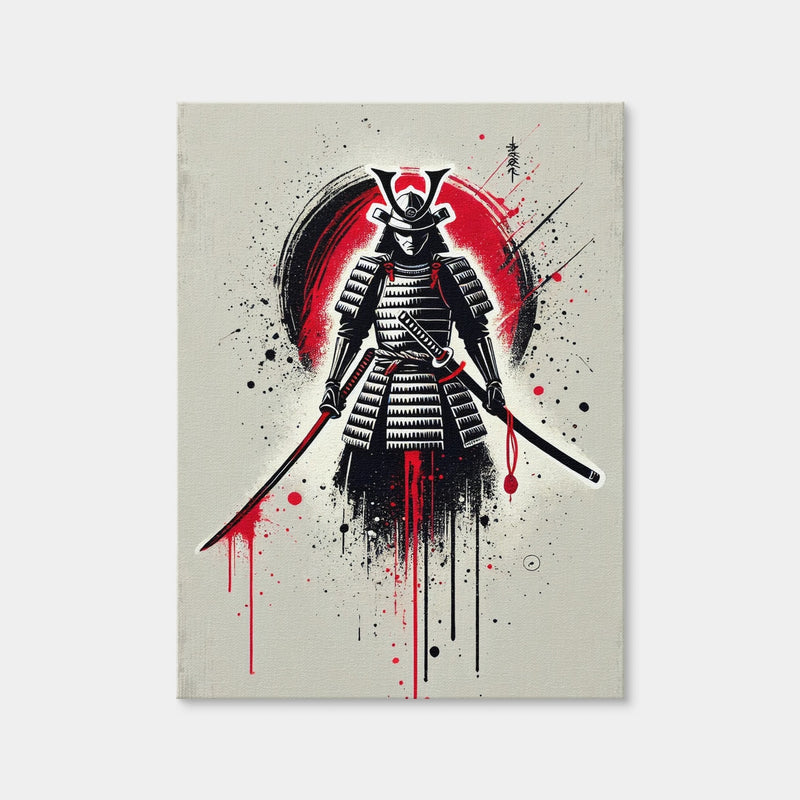 AUTO-MOCKUP WHITE | Samurai Warrior Katana | 1 Piece | Gallery Wrap | group=3x4