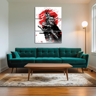 AUTO-MOCKUP ROOM | Samurai in armor and helmet