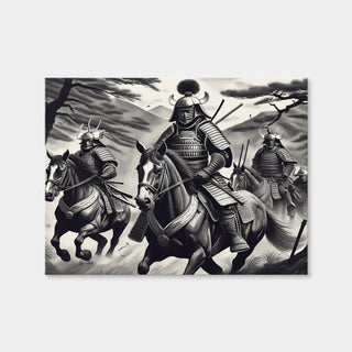 AUTO-MOCKUP WHITE | Samurai's Riding Horses | 1 Piece | Gallery Wrap Canvas | group=4x3