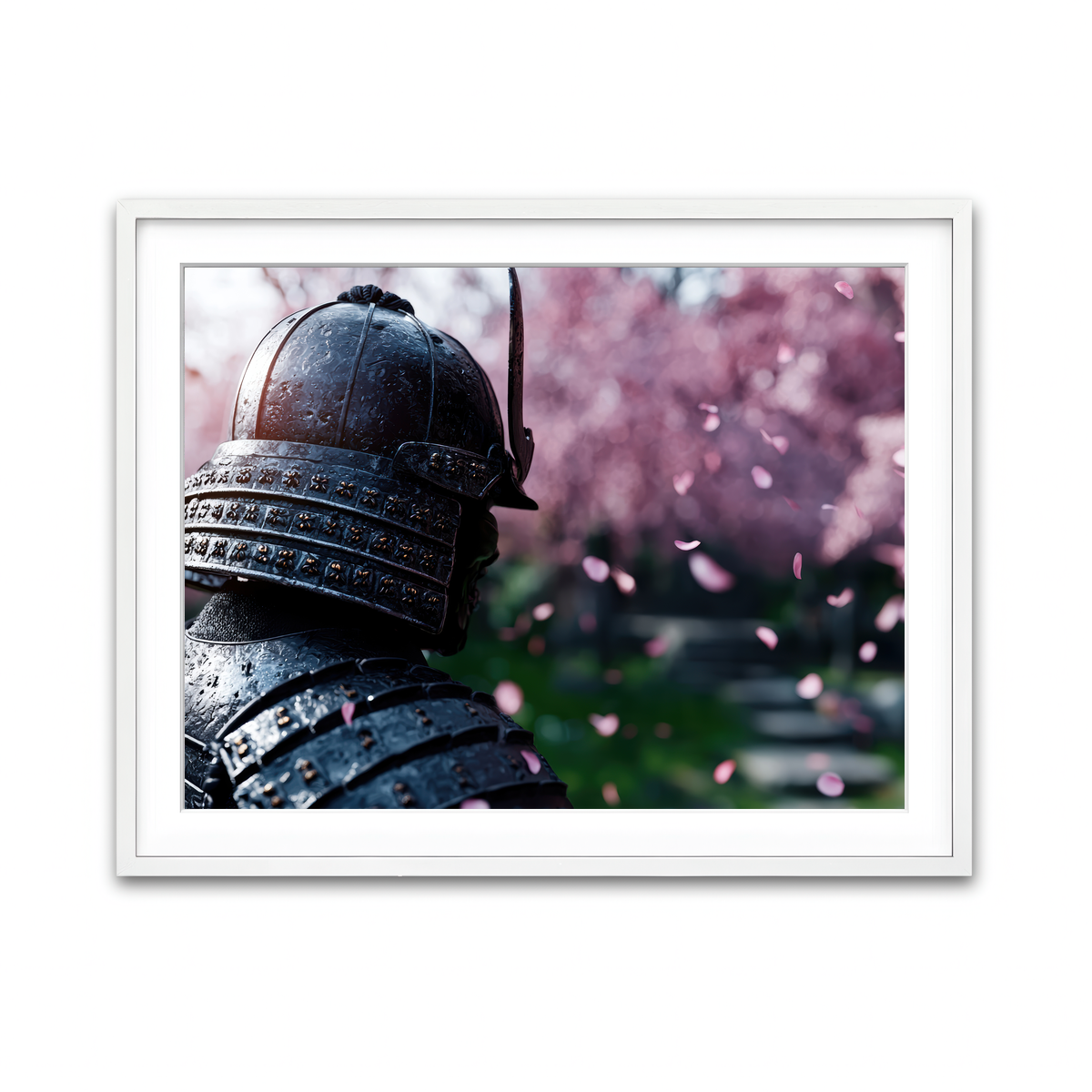 Framed Print 4x3 White