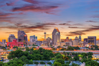 San Antonio Skyline Wall Art