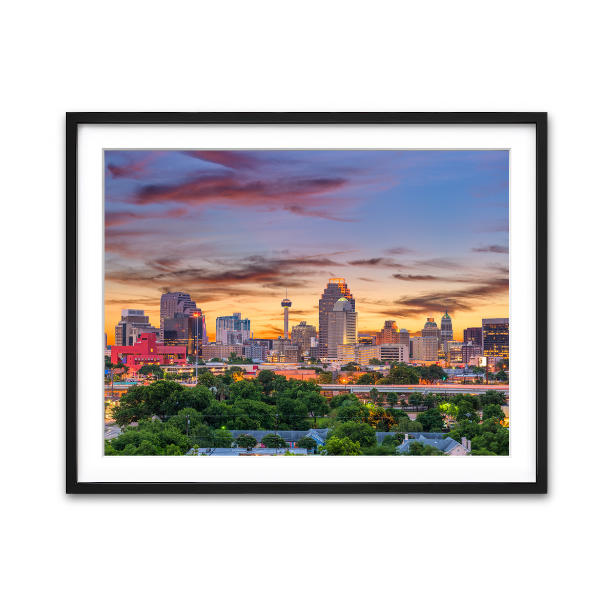 Framed Print 4x3 Black