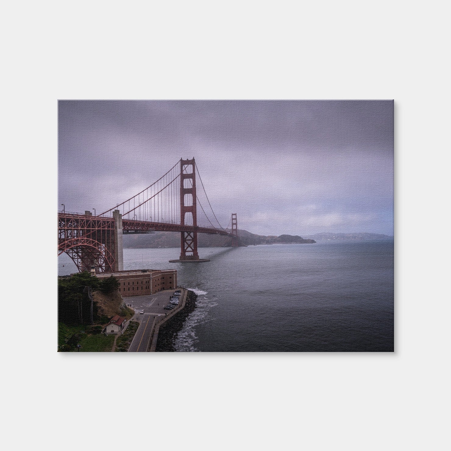 AUTO-MOCKUP WHITE | San Fran Golden Gate | 1 Piece | Gallery Wrap | group=4x3