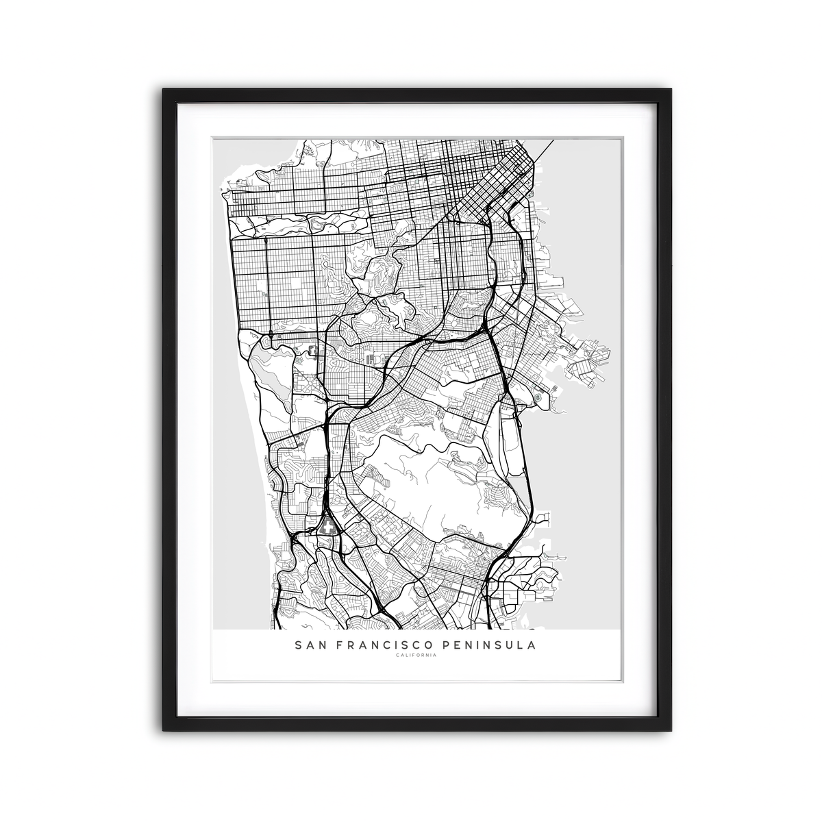 San Francisco Peninsula Wall Art