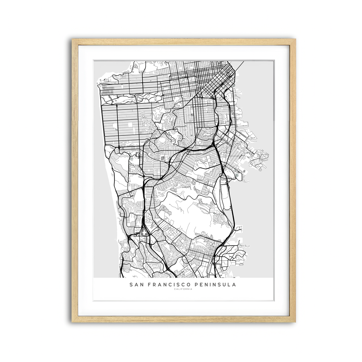 San Francisco Peninsula Wall Art