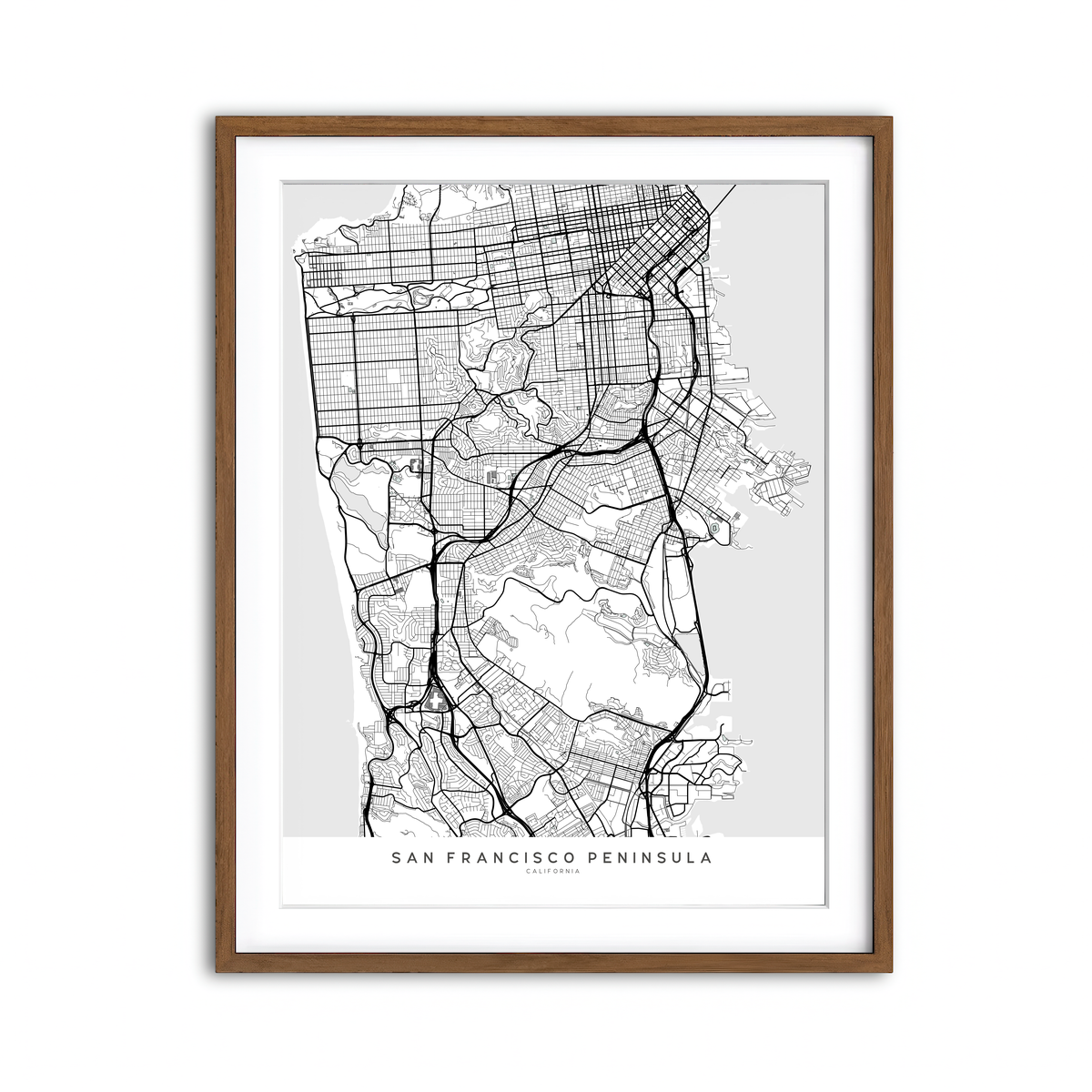 San Francisco Peninsula Wall Art