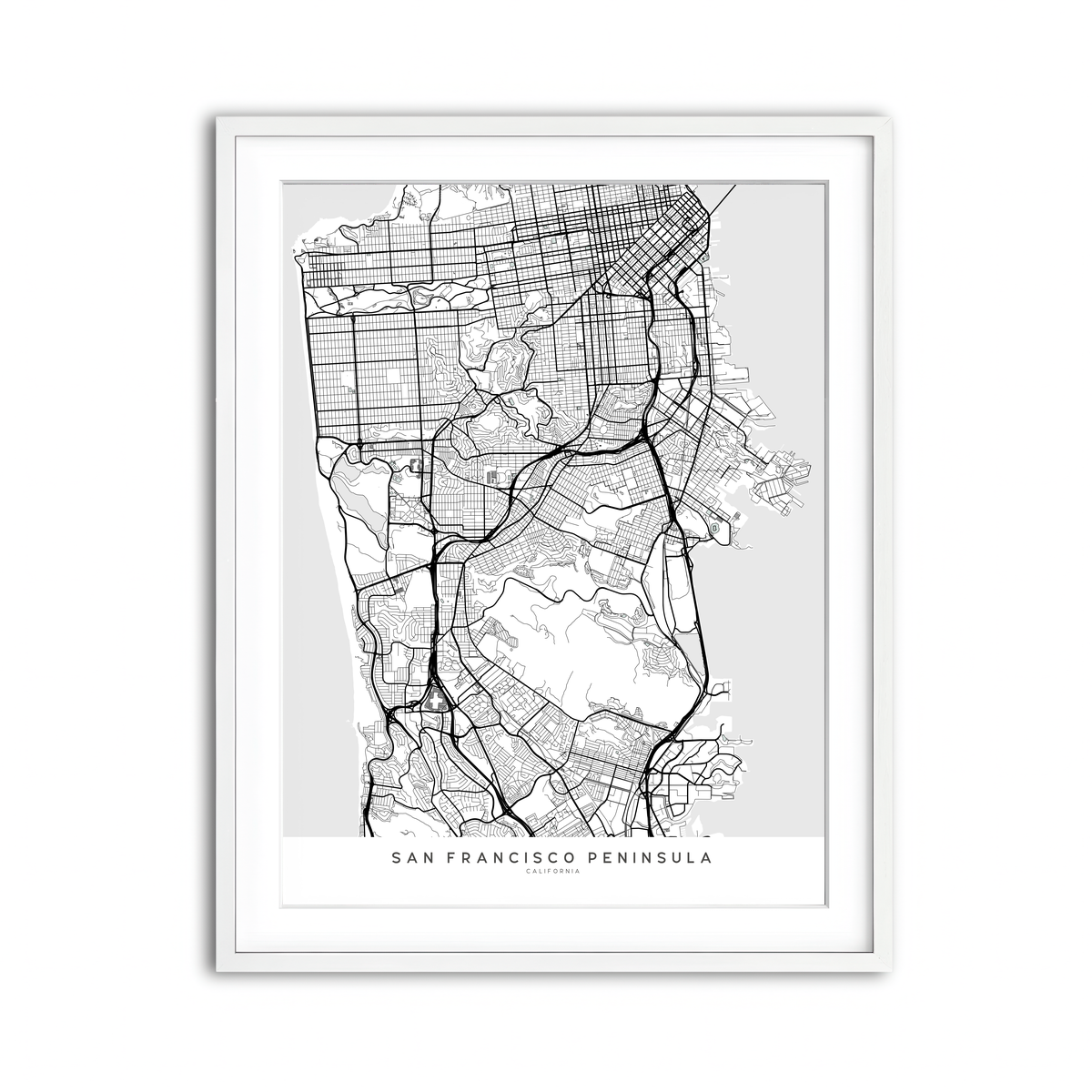 San Francisco Peninsula Wall Art