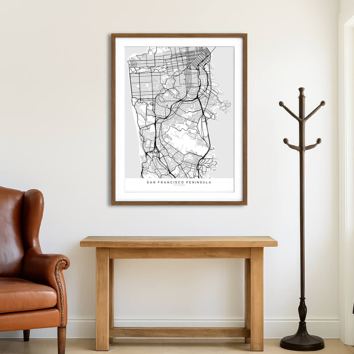 San Francisco Peninsula Wall Art